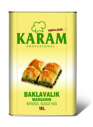 Baklavalık Margarin 18 lt Teneke - Karam
